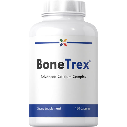 View 1 BoneTrex Advanced Calcium Complex with 120 capsules, ideal for supporting bone health and maintenance. A high-quality calcium supplement.