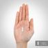 A capsule is displayed, measuring 0.917 inches (2.329 cm) in length, suitable for bulk scale evaluation.