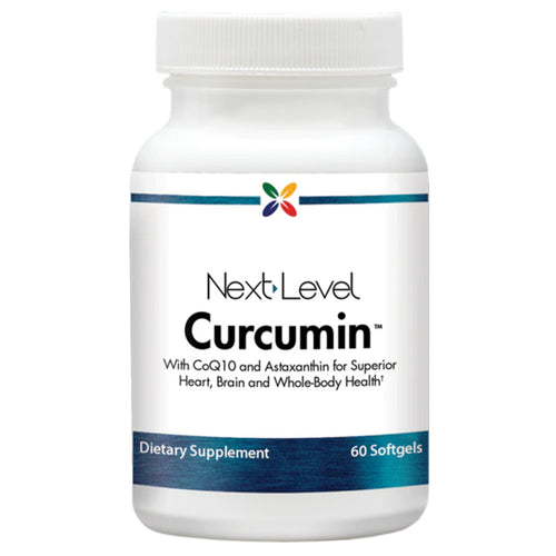 View 1 Next Level Curcumin with CoQ10 and Astaxanthin comes in a bottle of 60 softgels.
