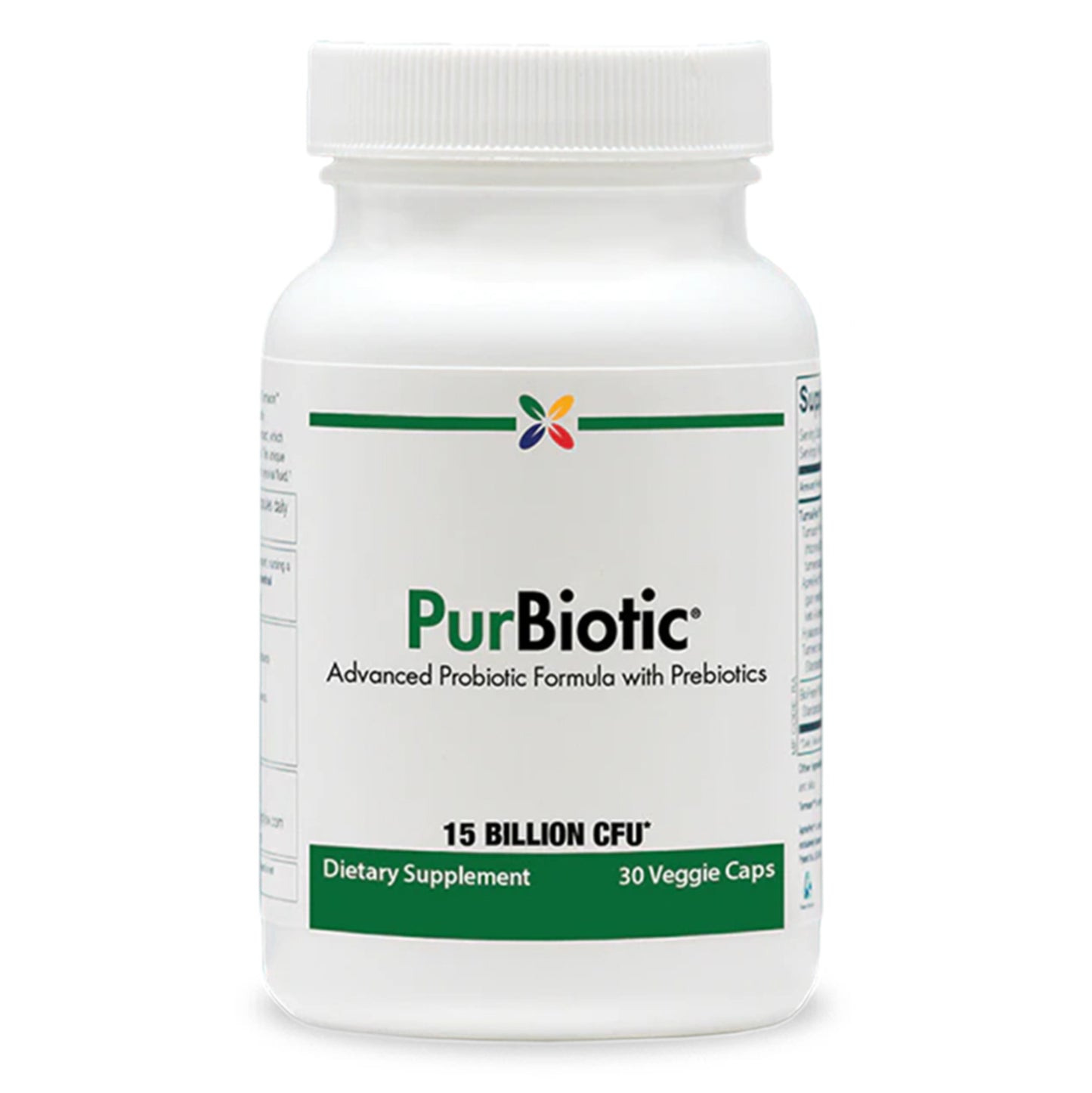 PurBiotic® 15 milliards d'UFC, 30 capsules végétariennes