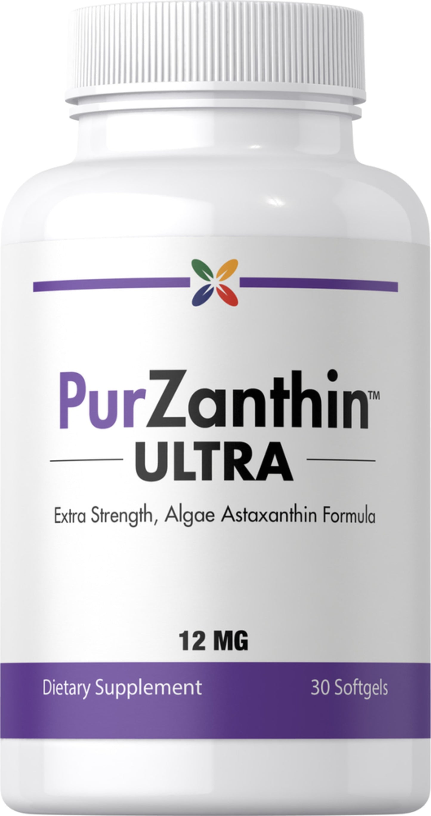 PurZanthin™ ULTRA Astaxantina 12 MG, 30 Softgel
