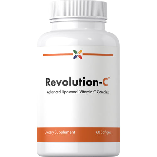 View 1 Revolution-C Advanced Liposomal Vitamin C Complex, dietary supplement with 60 softgels.