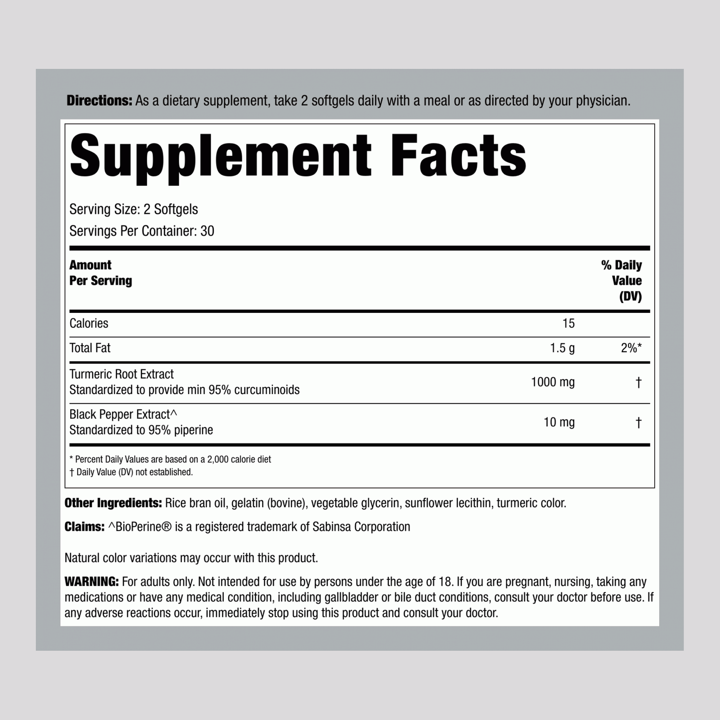 Curcumin2K®-Formel, 60 Weichkapseln